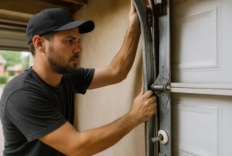 Off Track Door Repair in Vero Beach